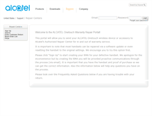 Tablet Screenshot of alcatel.finetw.com